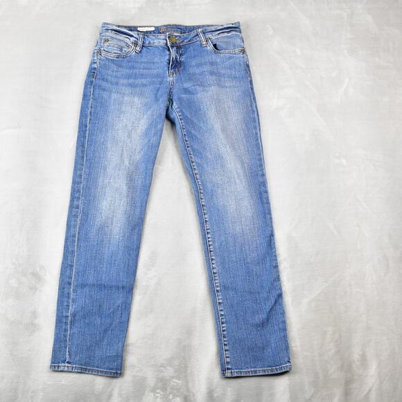 Kut from the Kloth Jeans Womens 8 (31x29) Catherine Boyfriend Blue Denim Stretch - Picture 1 of 10